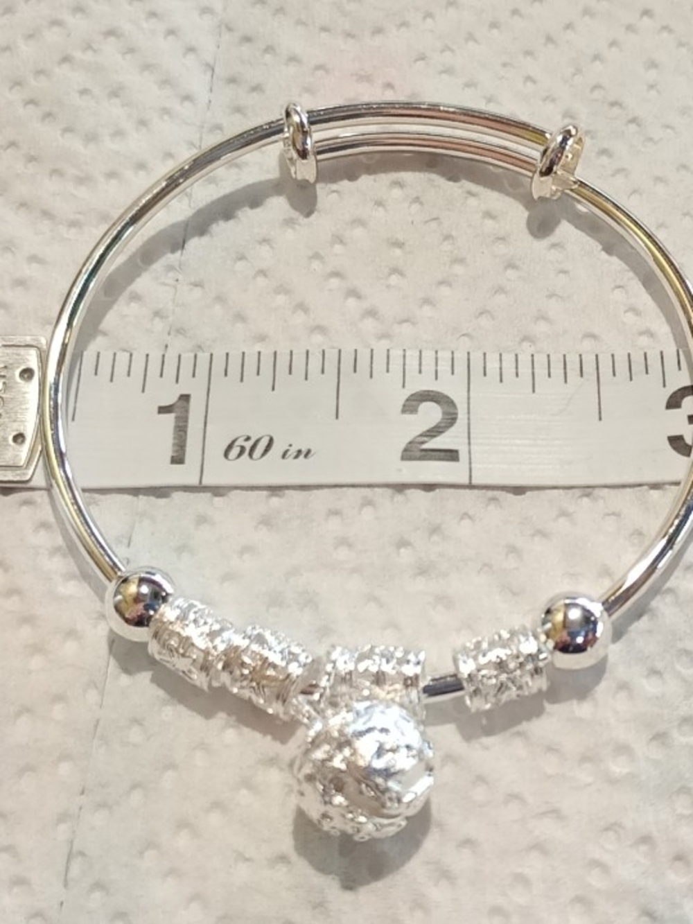 Vintage Silver-Tone Women's Swirl/Cuff Bangle Bracelet Set - Picture 7 of 10